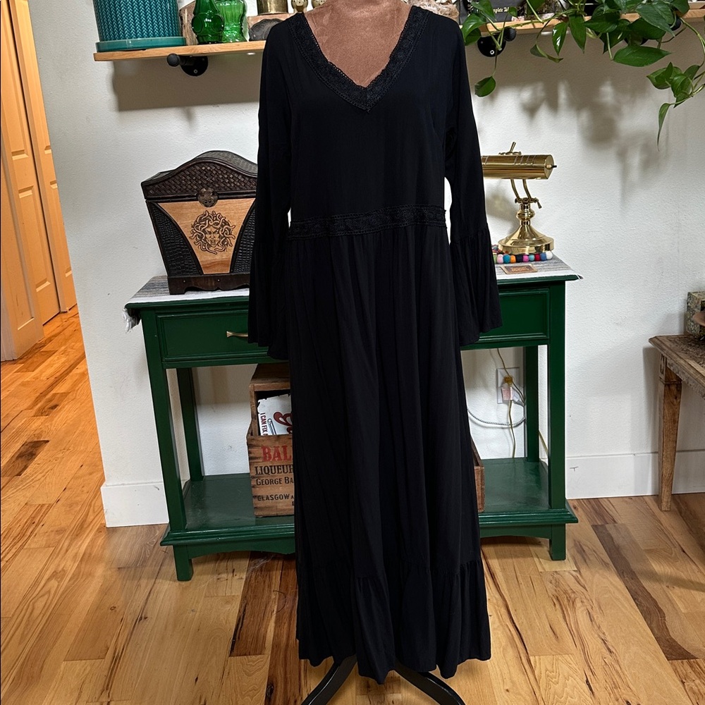 100% Rayon Boho Dress XL